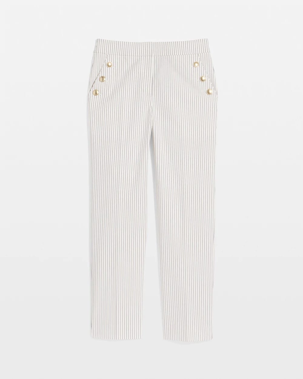 Chico's Special Offer | Emme Striped Sailor Straight Crops