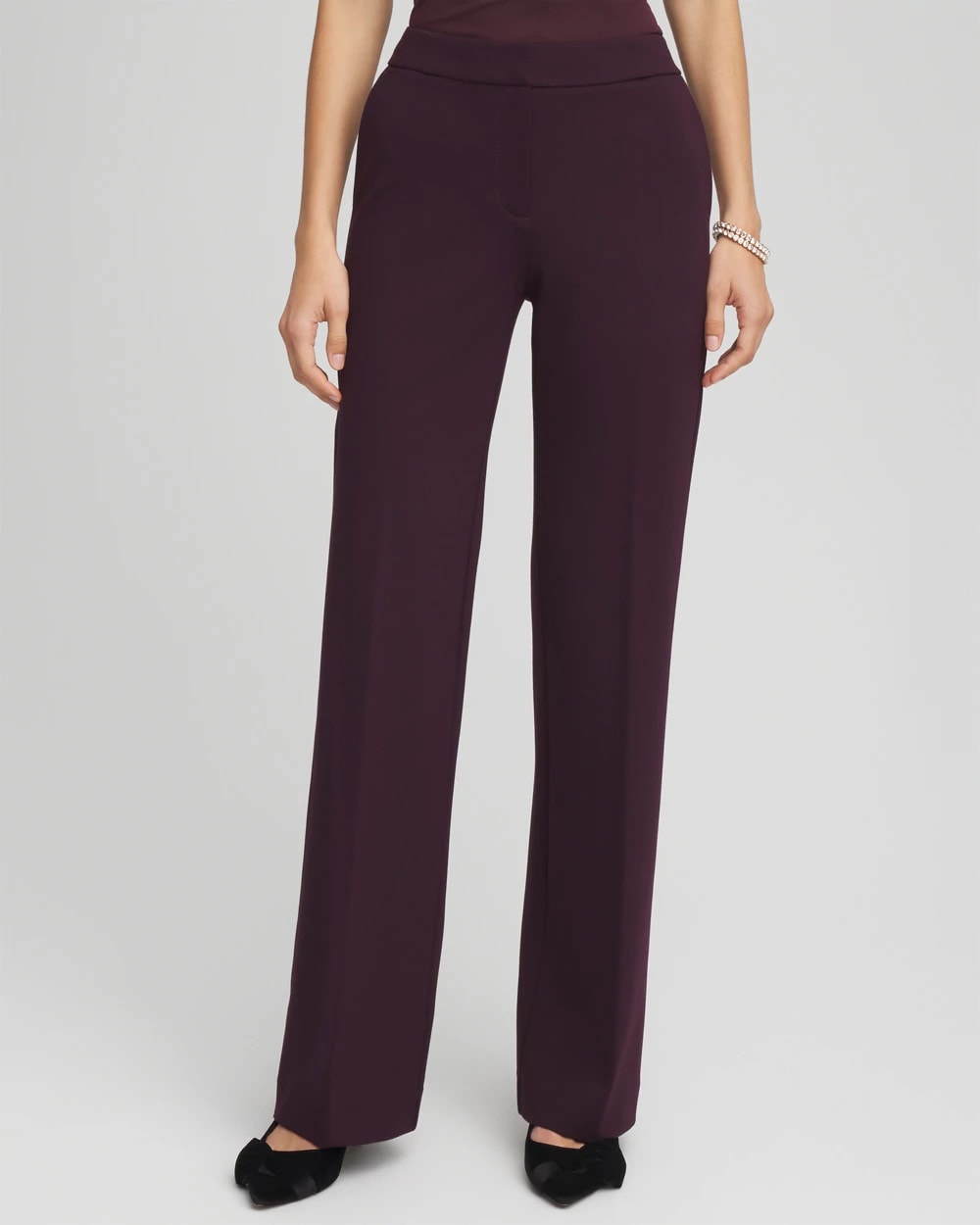 Chico's Exclusive | Emme Wide-Leg Trouser Ponte Pants