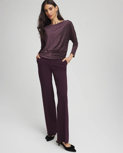 Chico's Exclusive | Emme Wide-Leg Trouser Ponte Pants