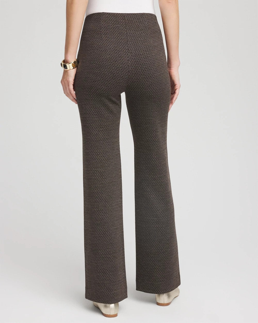 Chico's Customer Favorite | Juliet Jacquard Full-Length Ponte Pants