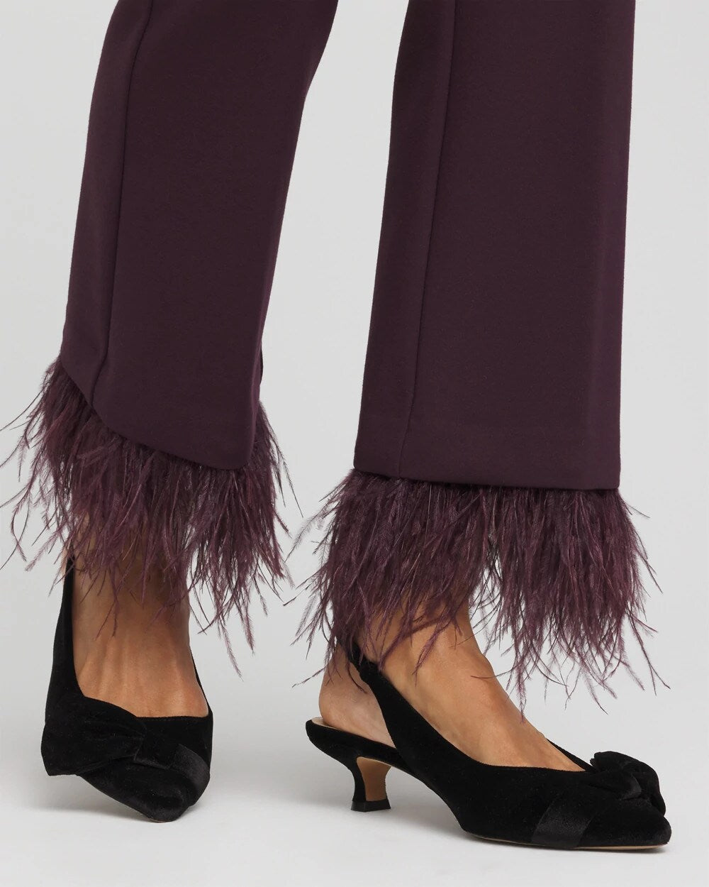 Chico's Exclusive | Juliet Feathered Flared Cropped Pants