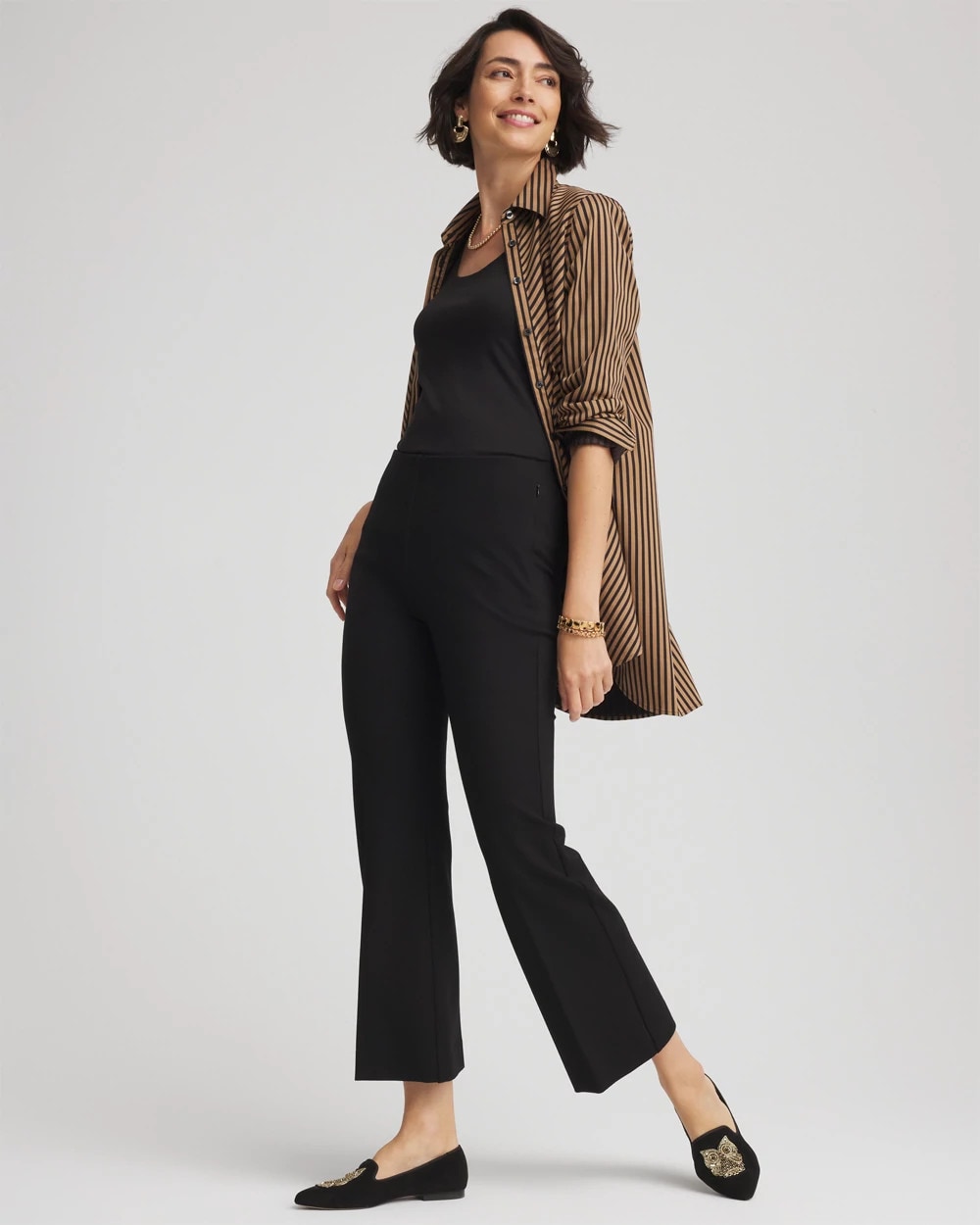 Chico's Great Value | Juliet Slim Cropped Flared Pants