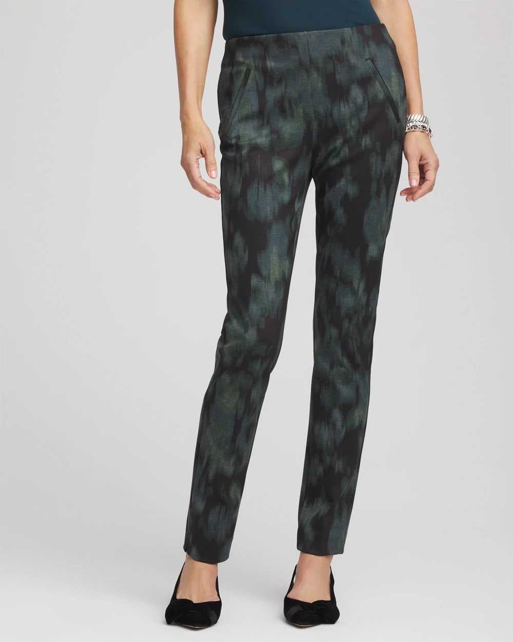 Chico's Featured | Brinkly Blur Juliet Slim Ankle Pants