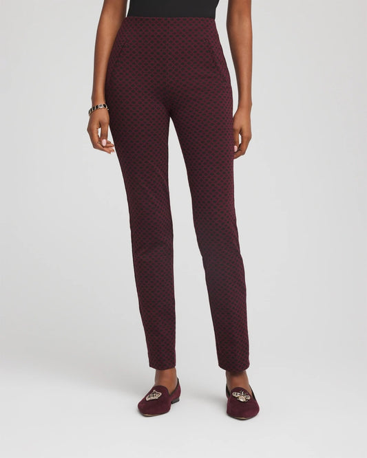 Chico's Featured | Circle Jacquard Juliet Slim Ankle Pants