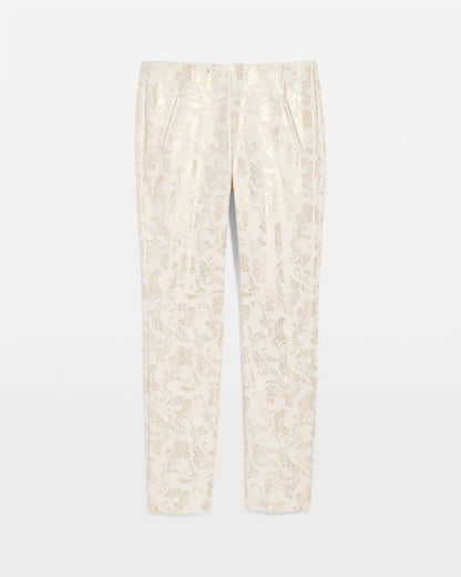 Chico's Deals | Juliet Golden Foiled Slim Ankle Pants