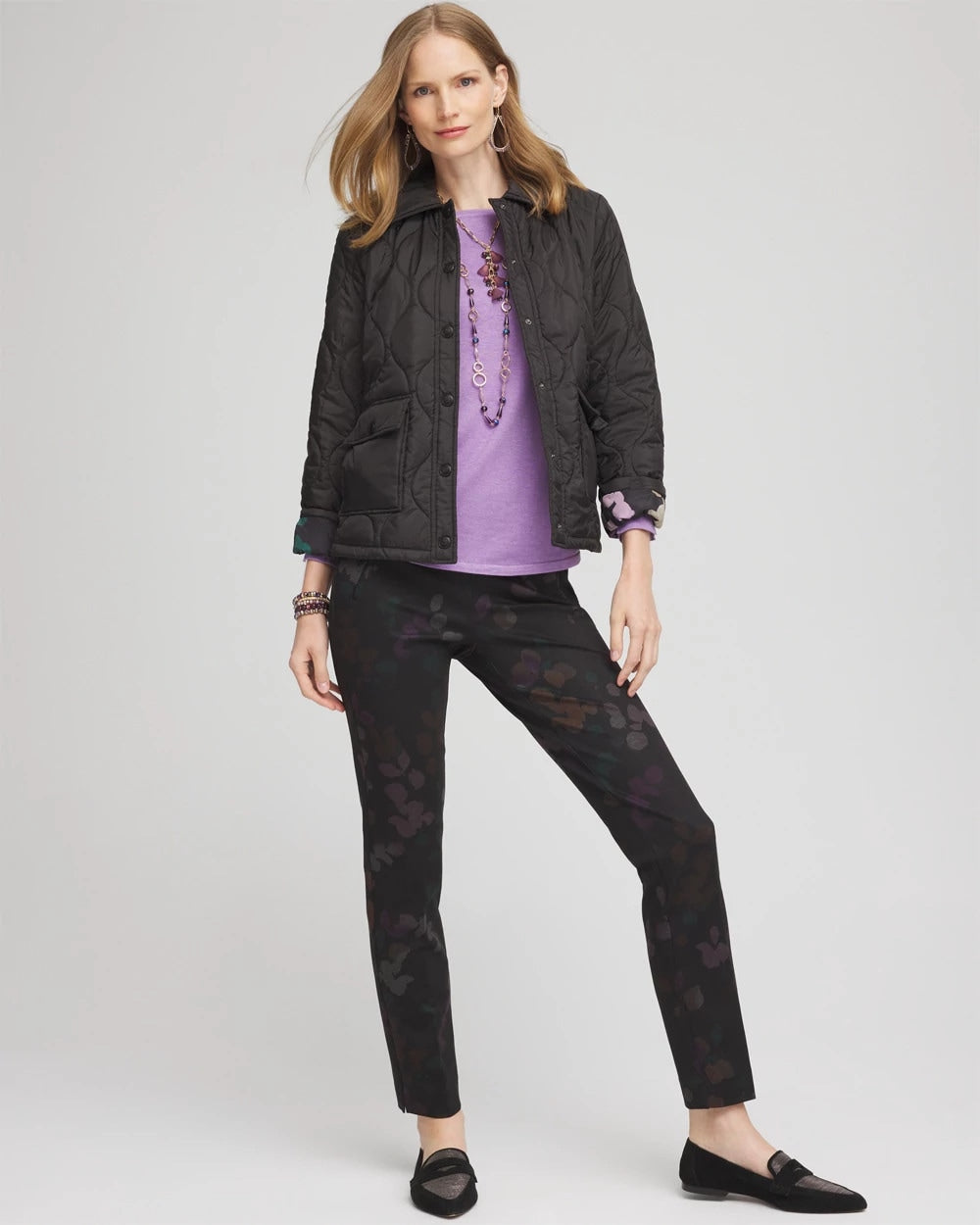 Chico's Hot Sale | Juliet Floral Ankle Pants