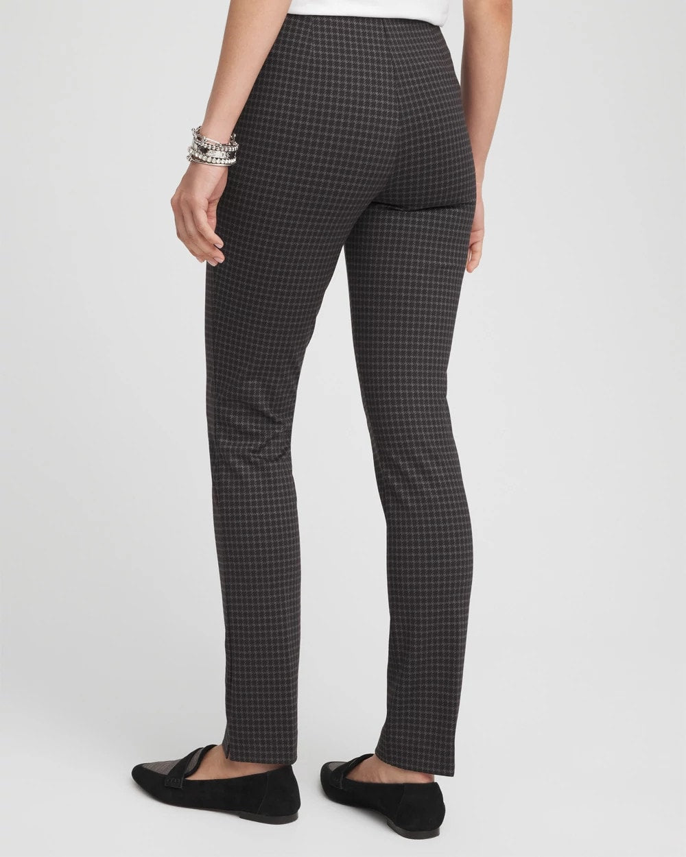 Chico's Premium | Juliet Tonal Check Ankle Pants