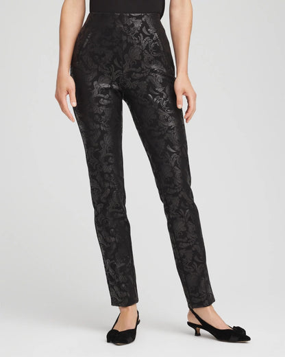 Chico's Everyday | Juliet Foiled Slim Ponte Pants