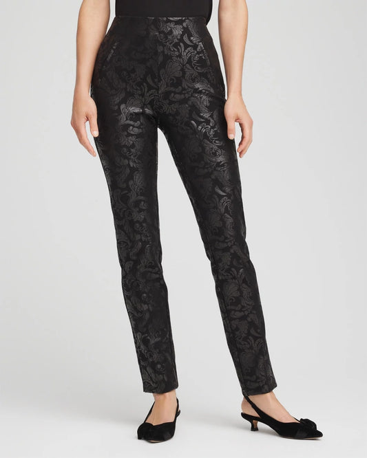 Chico's Everyday | Juliet Foiled Slim Ponte Pants