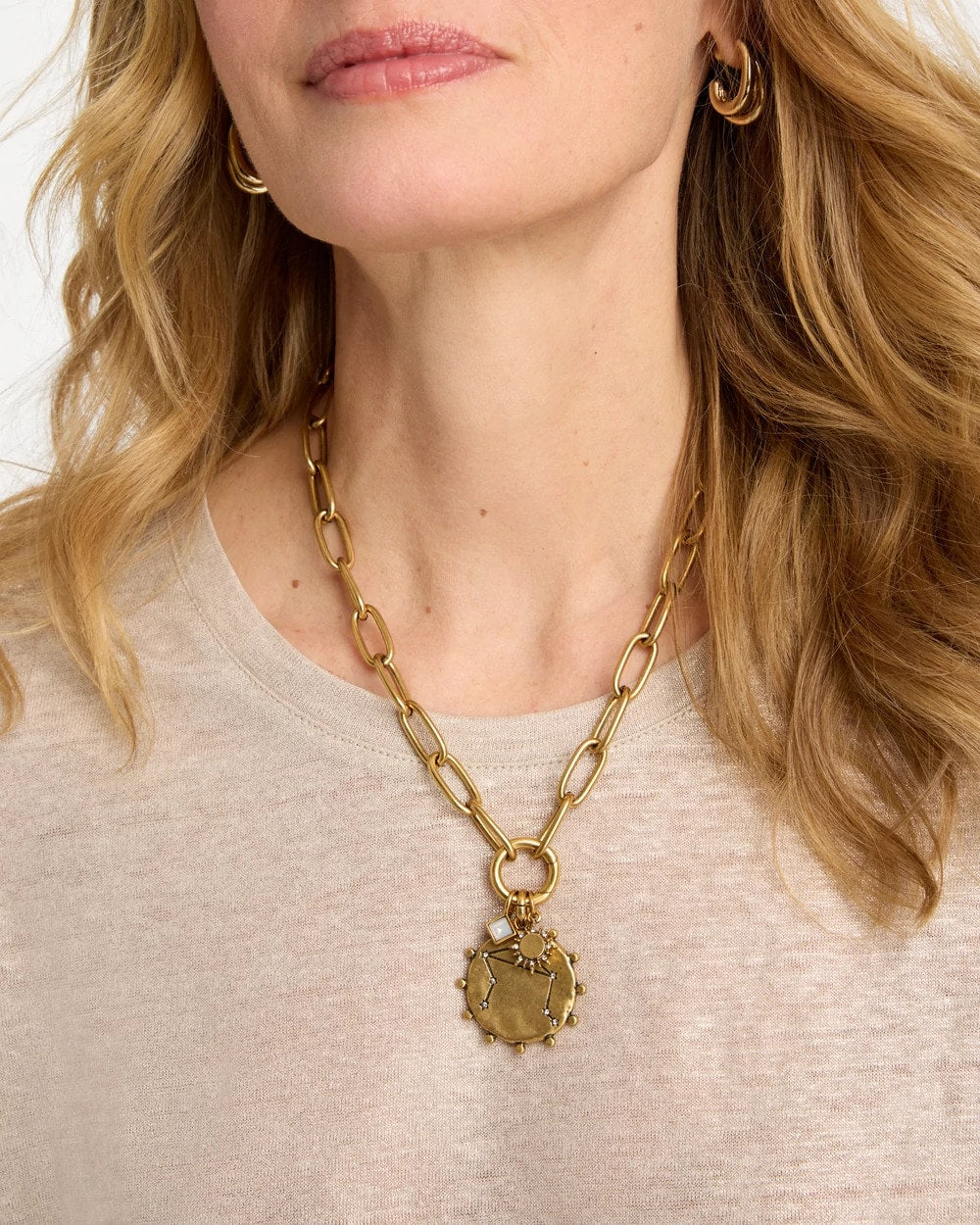 Chico's Sale | Libra Zodiac Charm Pendant