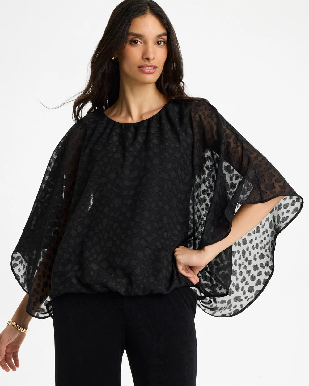 Chico's Trusted | Travelers™ Bubble Hem Top
