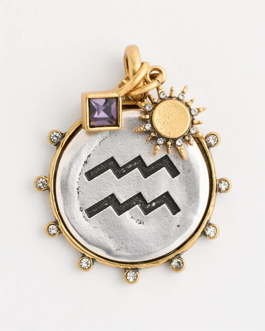 Chico's Featured | Aquarius Zodiac Charm Pendant