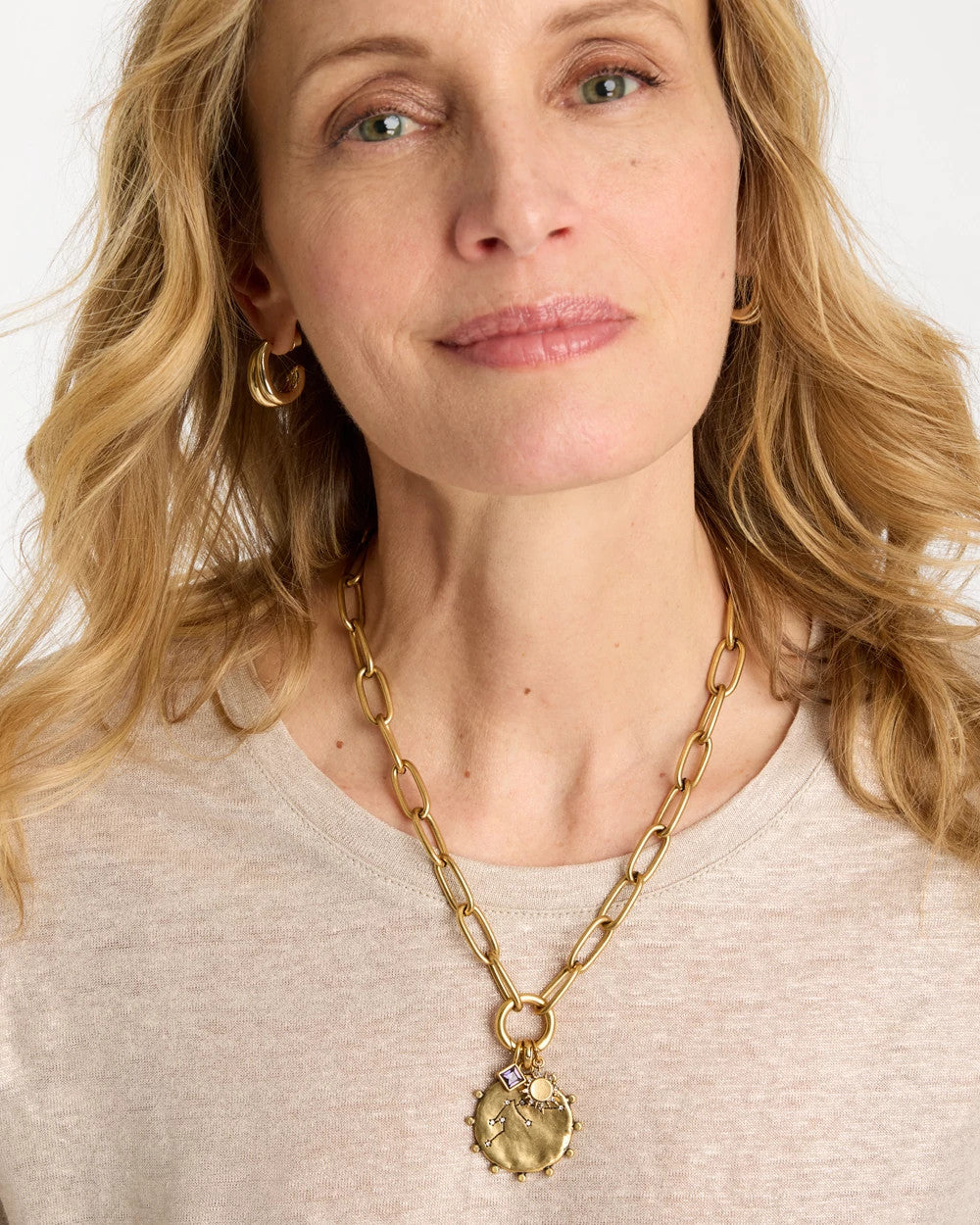 Chico's Featured | Aquarius Zodiac Charm Pendant