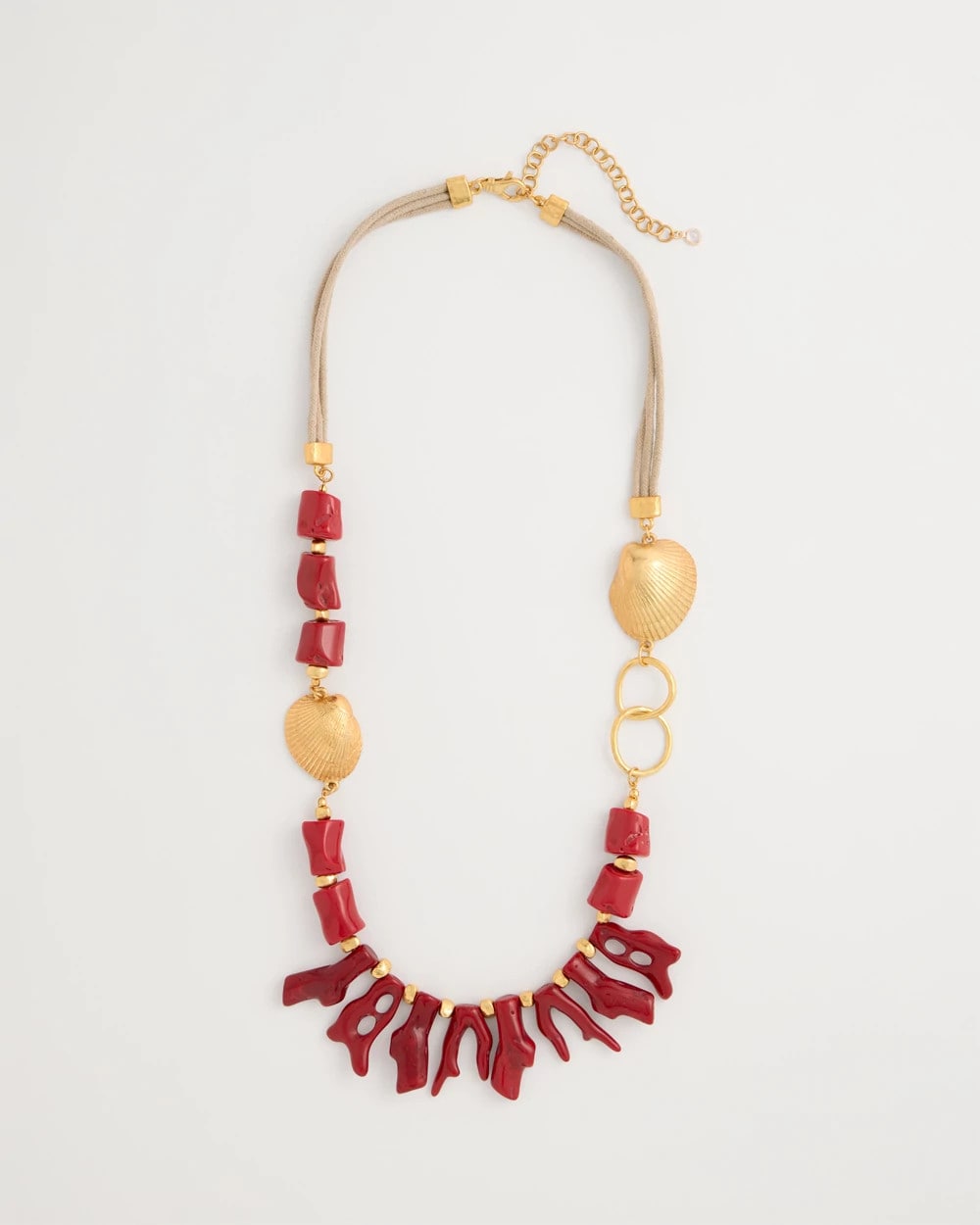 Chico's Value | Chico's Originals Red Resin Necklace