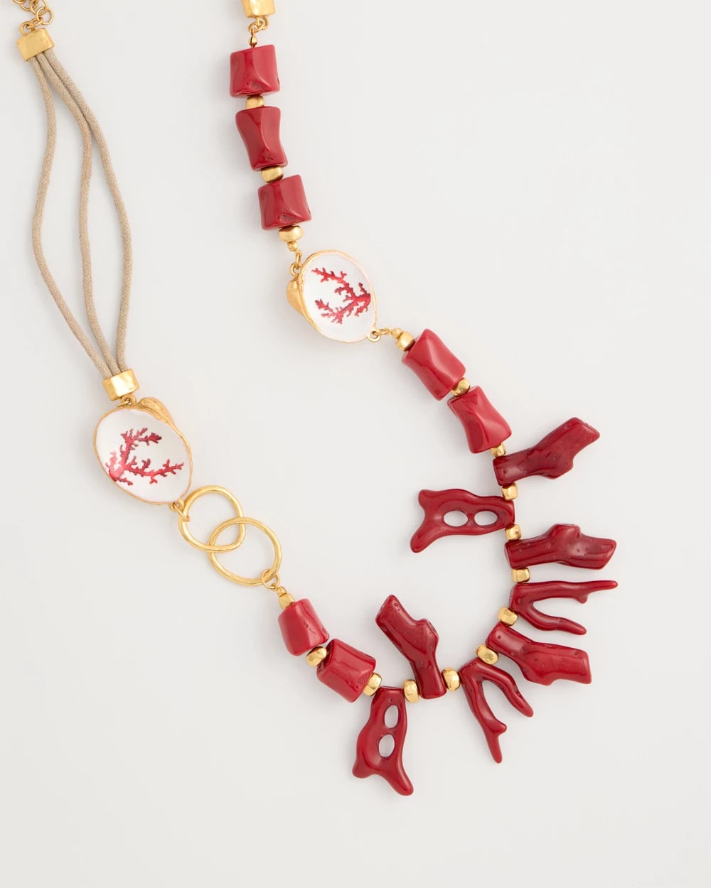 Chico's Value | Chico's Originals Red Resin Necklace