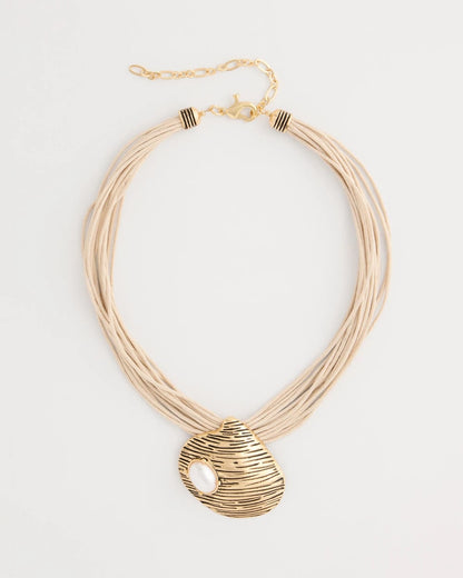 Chico's Trending | Golden Shell Pendant Necklace