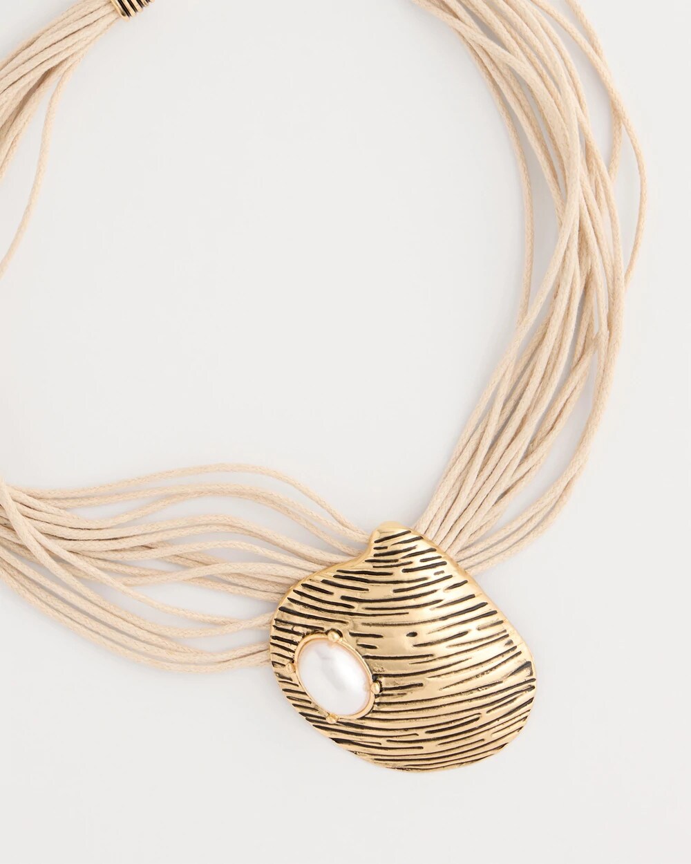 Chico's Trending | Golden Shell Pendant Necklace