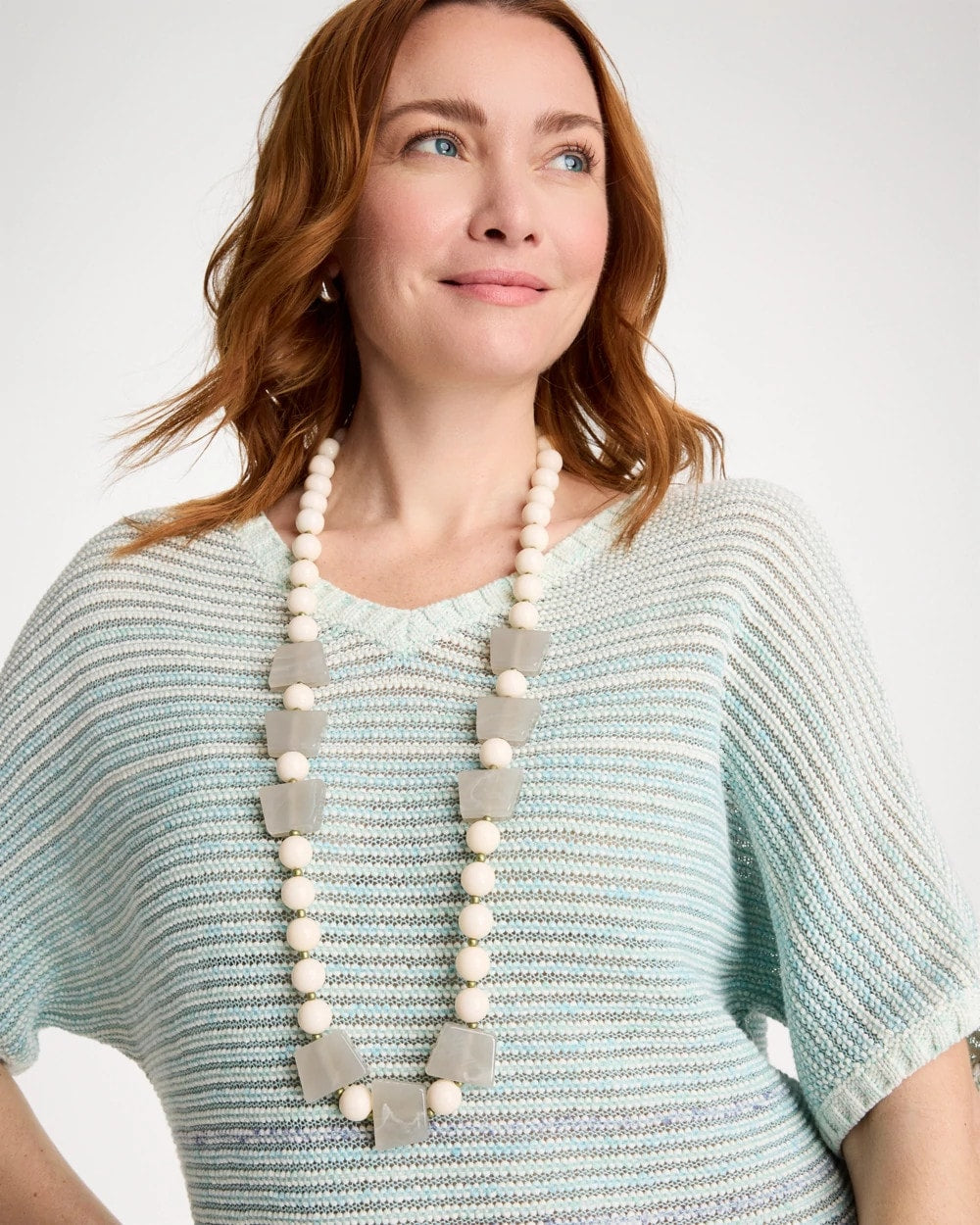 Chico's Featured | Long Geo Beaded Necklace