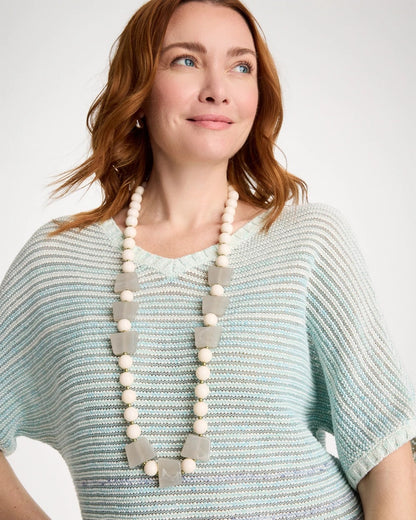Chico's Featured | Long Geo Beaded Necklace
