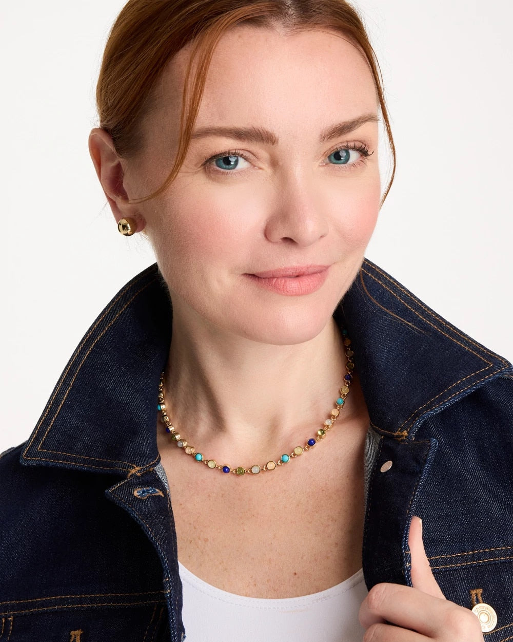 Chico's Exclusive | Multi-Color Tennis Necklace