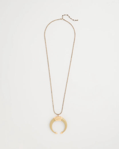 Chico's Quality | Long Horn Pendant Necklace