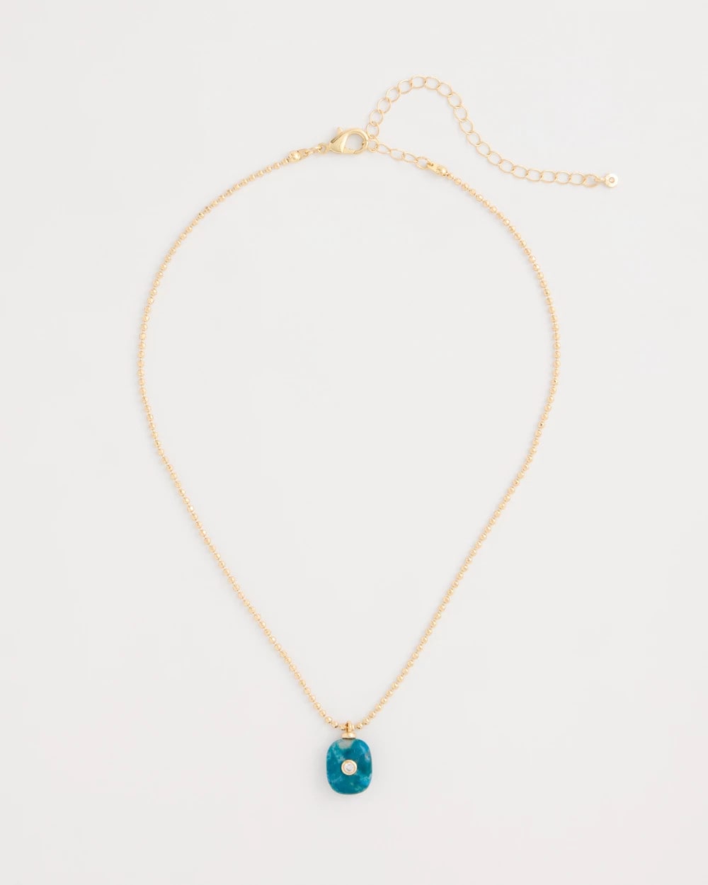 Chico's Value | Genuine Jade Stone Pendant Necklace