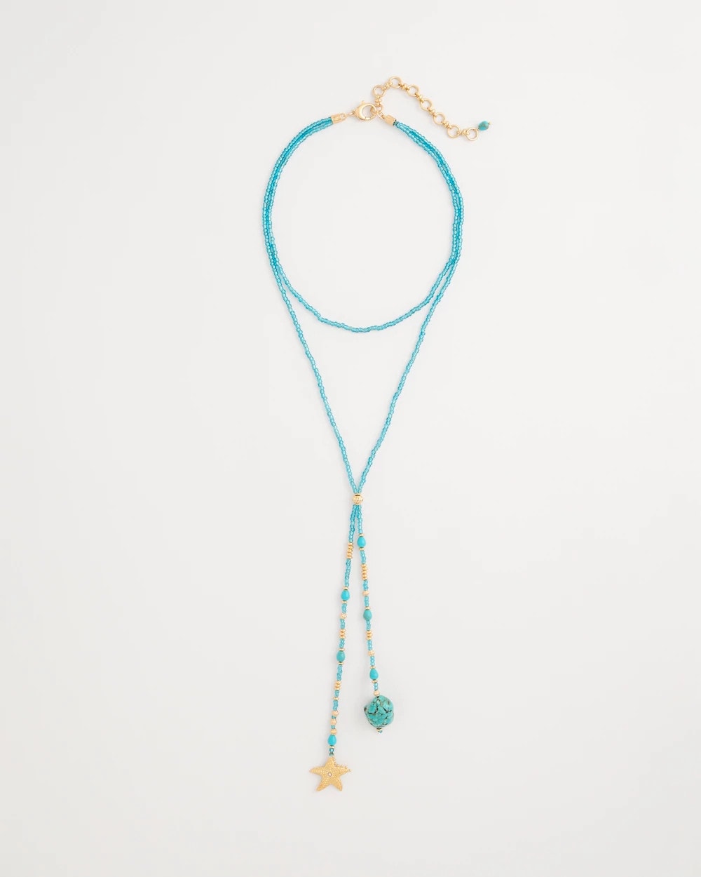 Chico's Trusted | Genuine Turquoise Stone Y-Necklace