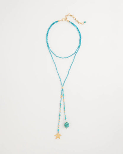 Chico's Trusted | Genuine Turquoise Stone Y-Necklace