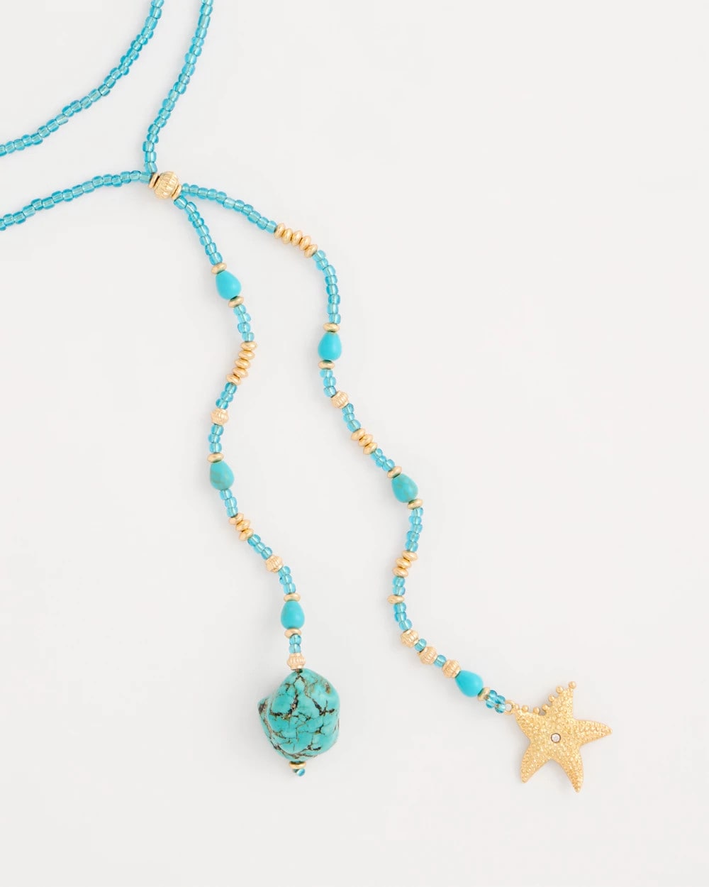 Chico's Trusted | Genuine Turquoise Stone Y-Necklace