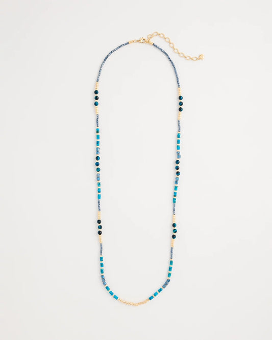 Chico's Best Seller | Genuine Stone Beaded Long Necklace