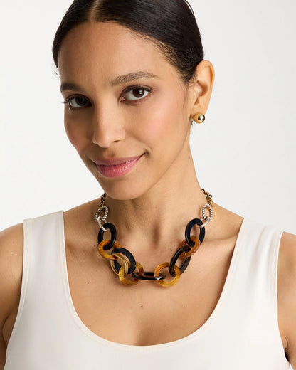 Chico's Top Pick | Triple Strand Convertible Resin Necklace