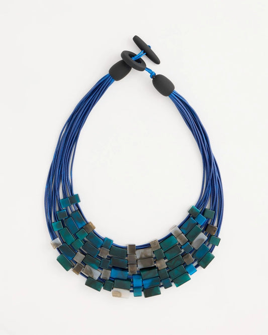 Chico's New | Chico's Originals Resin Square Corded Necklace
