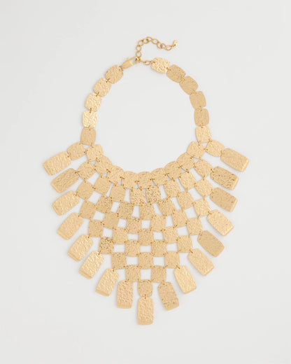 Chico's Special Offer | Chico's Originals Hammered Bib Necklace