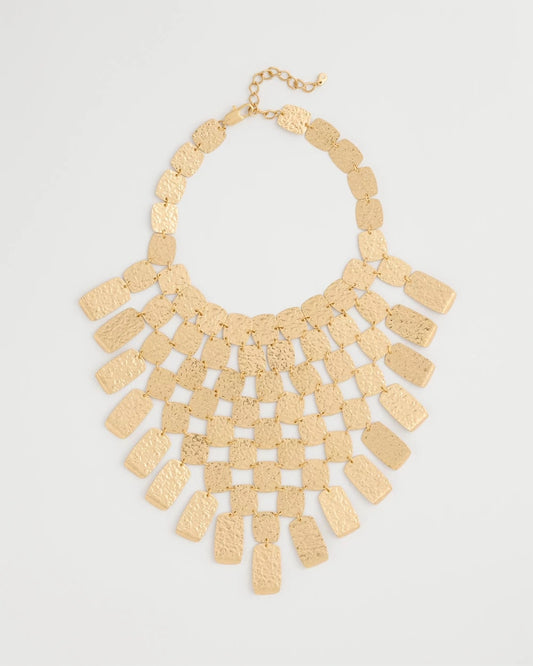 Chico's Special Offer | Chico's Originals Hammered Bib Necklace