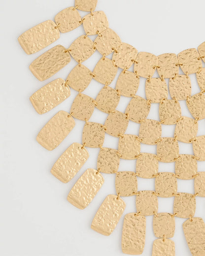 Chico's Special Offer | Chico's Originals Hammered Bib Necklace