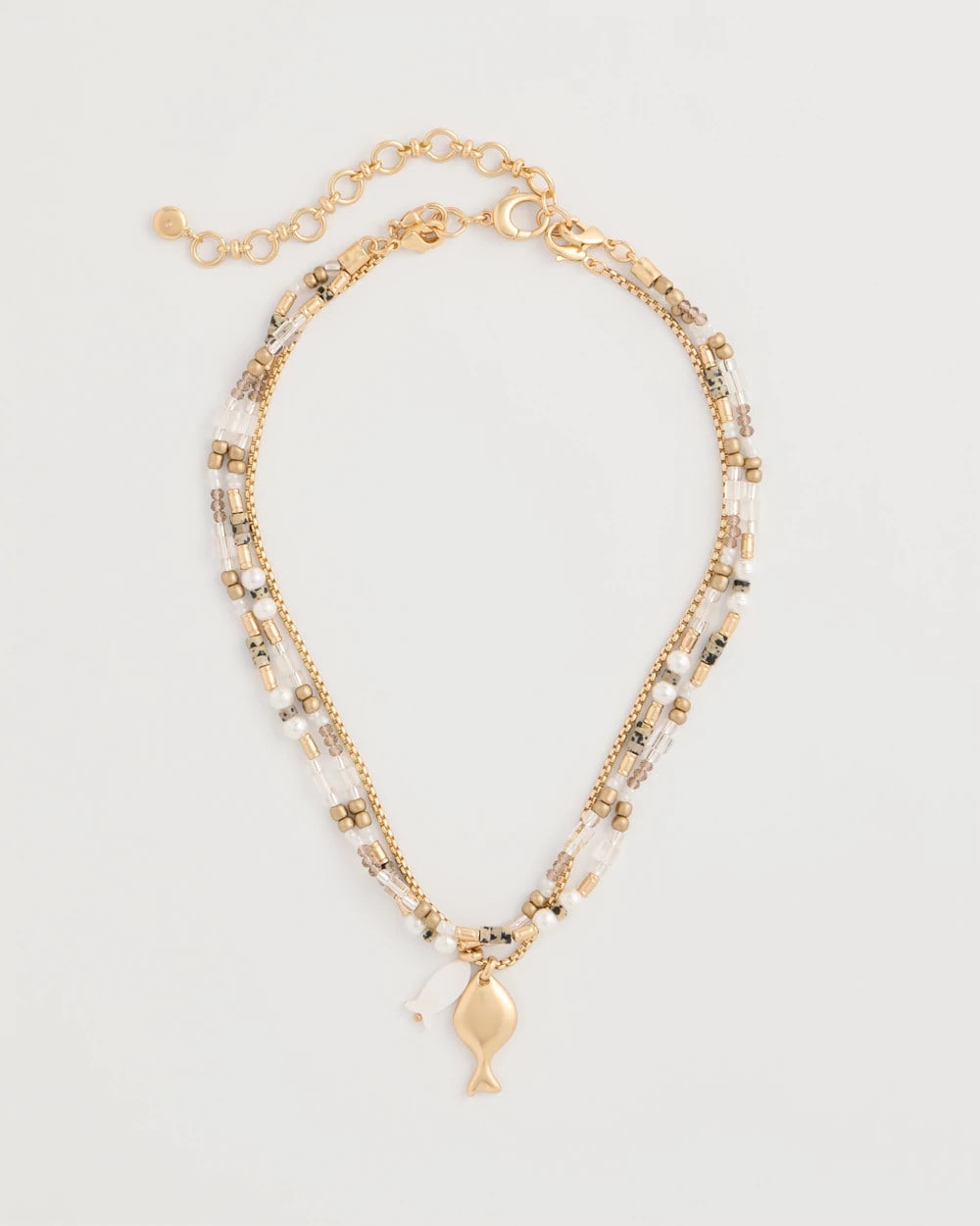 Chico's Best Price | Neutral Jasper Shell Short Necklace