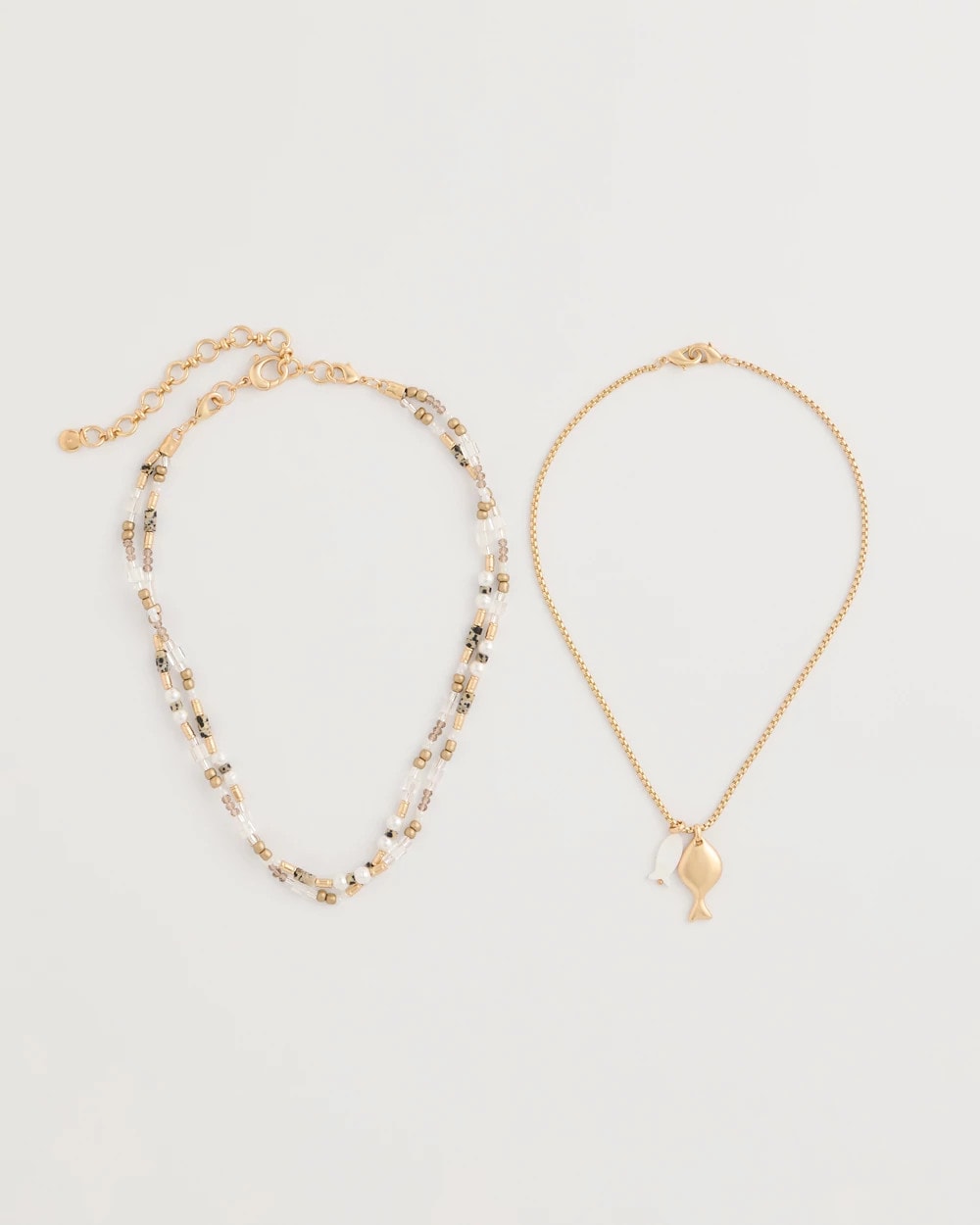 Chico's Best Price | Neutral Jasper Shell Short Necklace