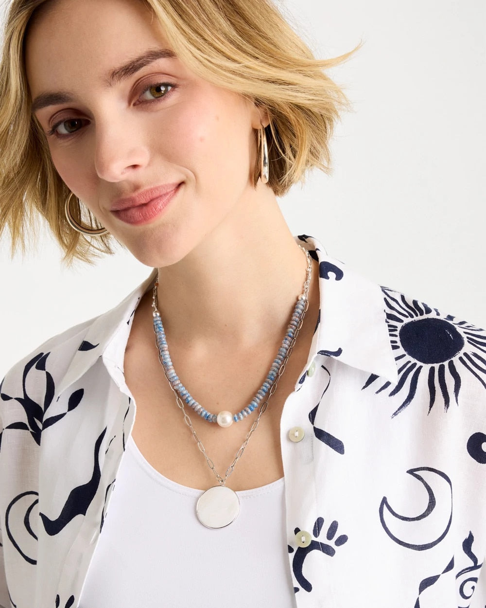Chico's Trusted | Siren Pendant Layered Necklace