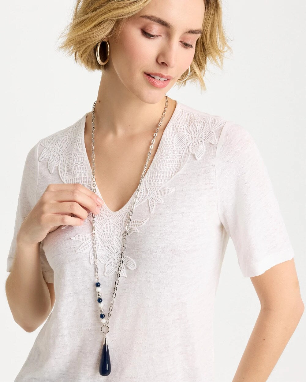 Chico's Recommended | Siren Teardrop Pendant Necklace