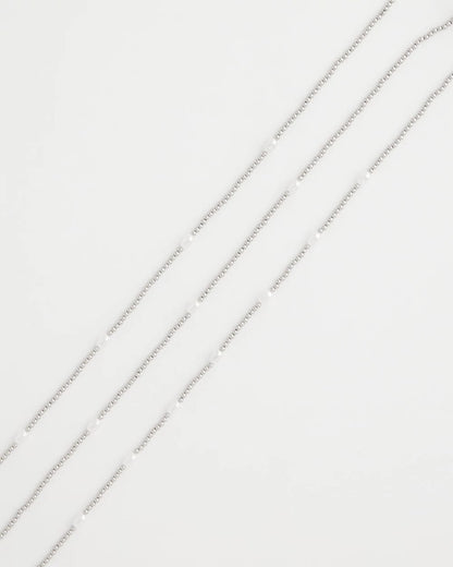 Chico's Discount | Pearlescent Bead Ball Short Necklace