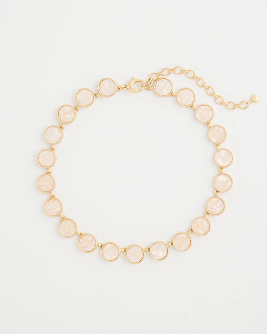 Chico's Featured | Pearlescent Rounded Collar Necklace