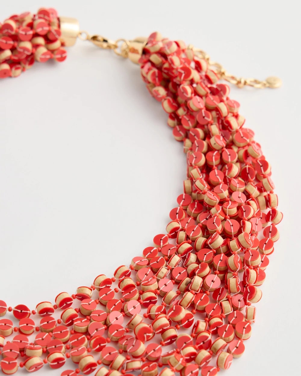 Chico's Everyday | Coral Multi-Strand Necklace