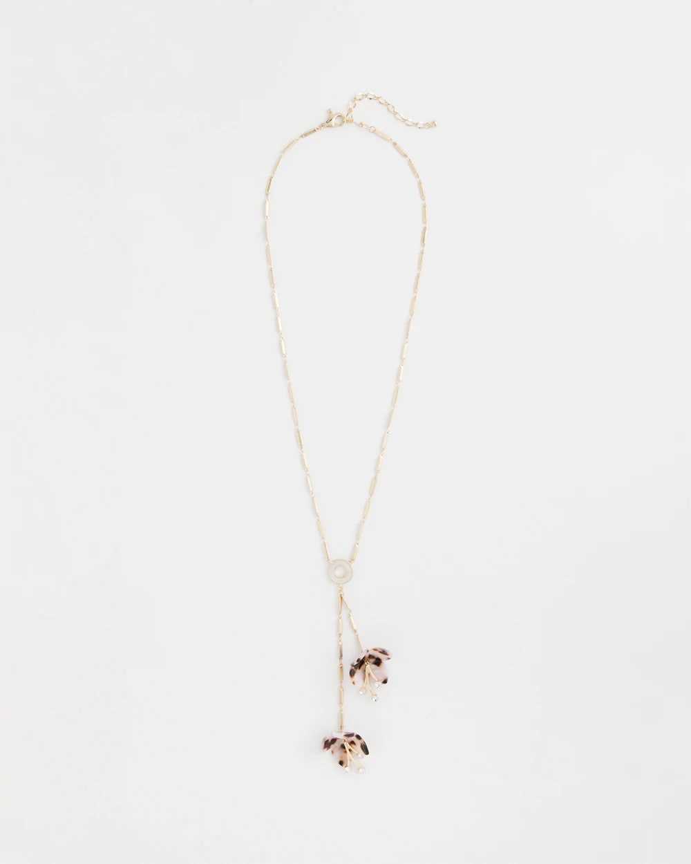 Chico's Quality | Tortoise Spider Lily Y-Necklace