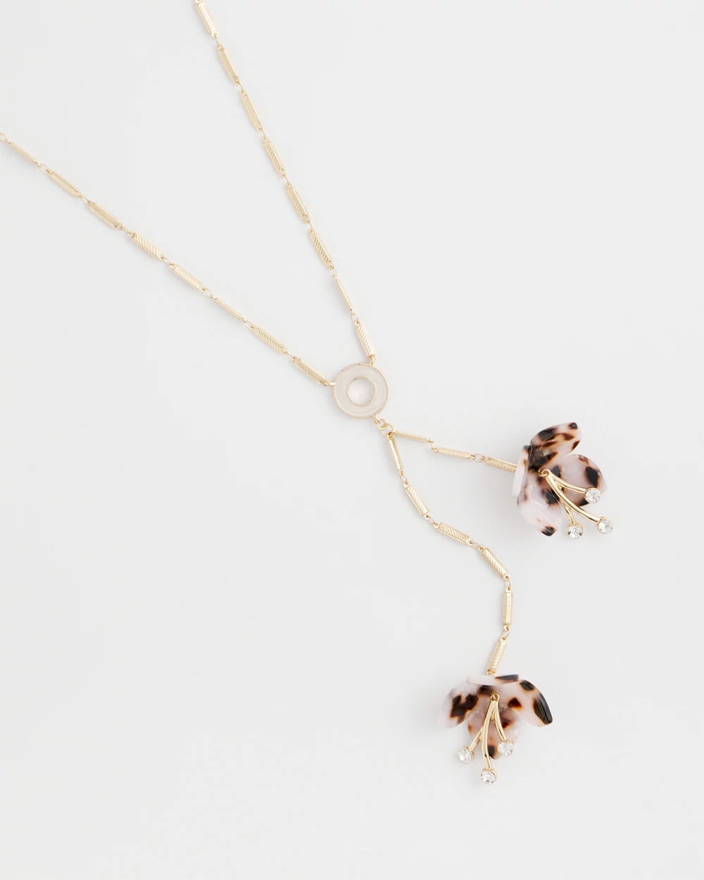 Chico's Quality | Tortoise Spider Lily Y-Necklace