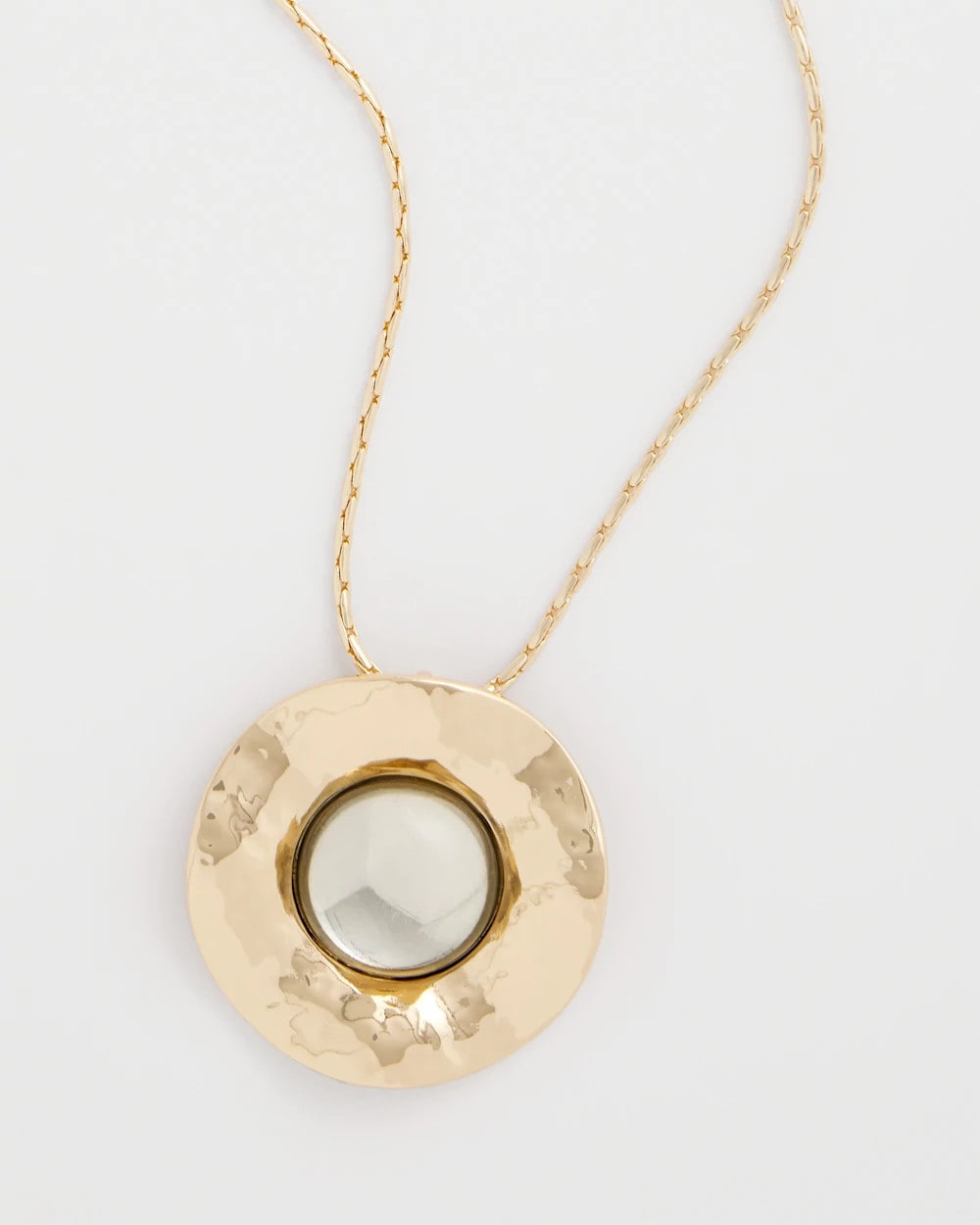 Chico's Recommended | Green Gold Short Pendant Necklace