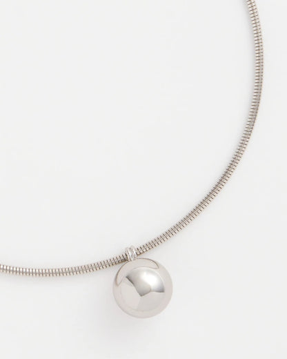 Chico's Discount | Silver Bead Collar Necklace