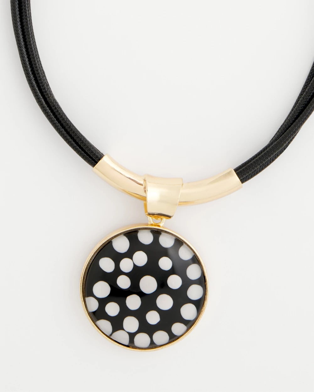 Chico's Signature | Polka Dot Pendant Necklace