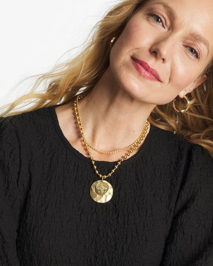 Chico's Hot Sale | Short Gold Ball Chain Pendant