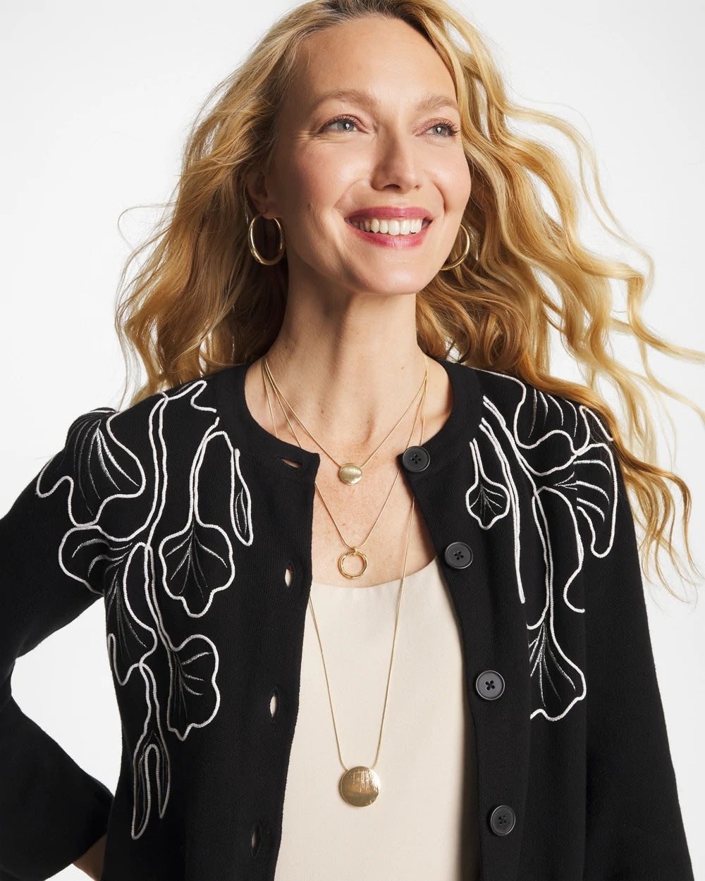 Chico's Customer Favorite | Gold Triple Pendant Necklace
