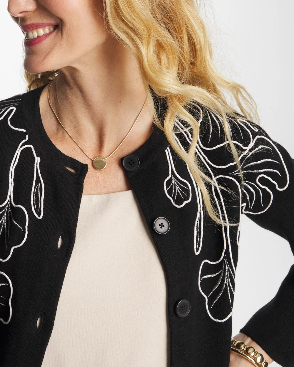 Chico's Customer Favorite | Gold Triple Pendant Necklace